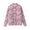 Women's street fashion stand up collar printed cotton jacket