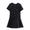 European and American round neck casual woolen button pocket decoration short sleeved dress short skirt for women