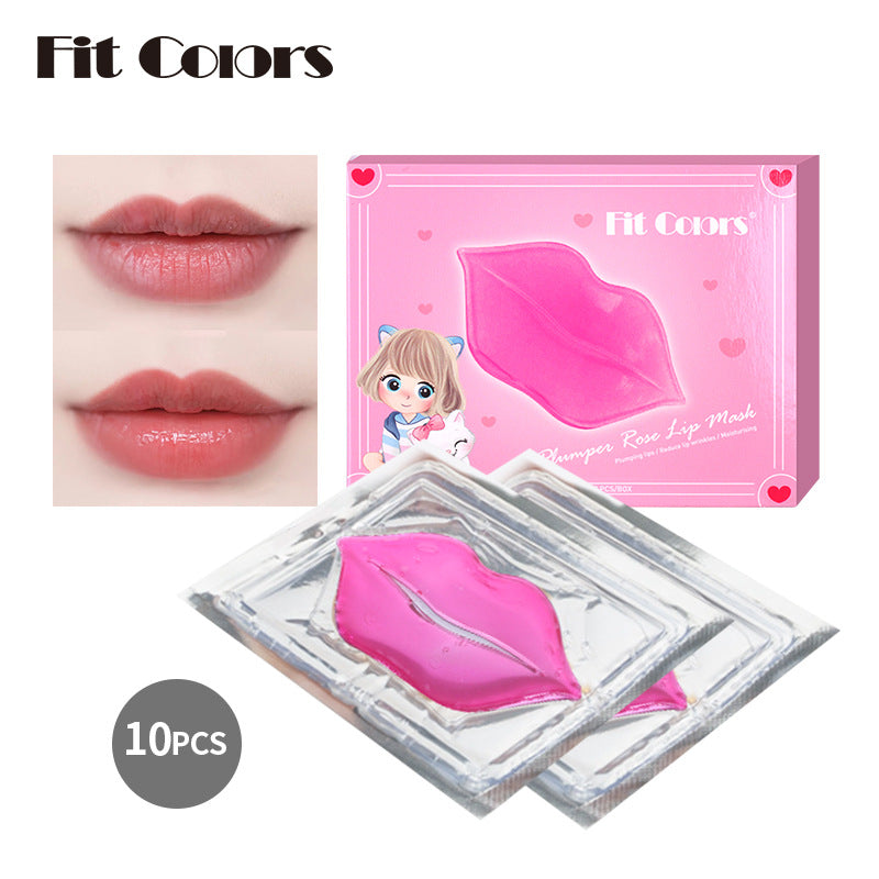 Fit Colors Moisturizing Lip Mask Lip Patch Single Piece Independent Packaging Fade Fine Lines Lip Care Lip Mask