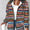 Women's large plaid style women's jacket plaid autumn and winter new style