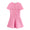 European and American round neck casual woolen button pocket decoration short sleeved dress short skirt for women