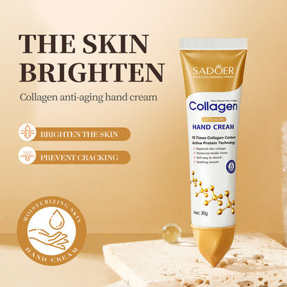 SADOER collagen anti-wrinkle hand cream hydrating moisturizing anti-cracking autumn and winter skin care hand cream