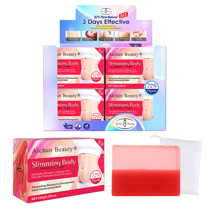 Body Sculpting Two-Color Handmade Soap Body Skin Curve Lift Moisturizing Moisturizing Mild Skin Care Handmade Soap