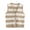 French style fashionable simple contrasting striped V-neck edging knitted vest