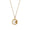 Round shell pendant necklace jewelry for women