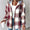 Women's large plaid style women's jacket plaid autumn and winter new style