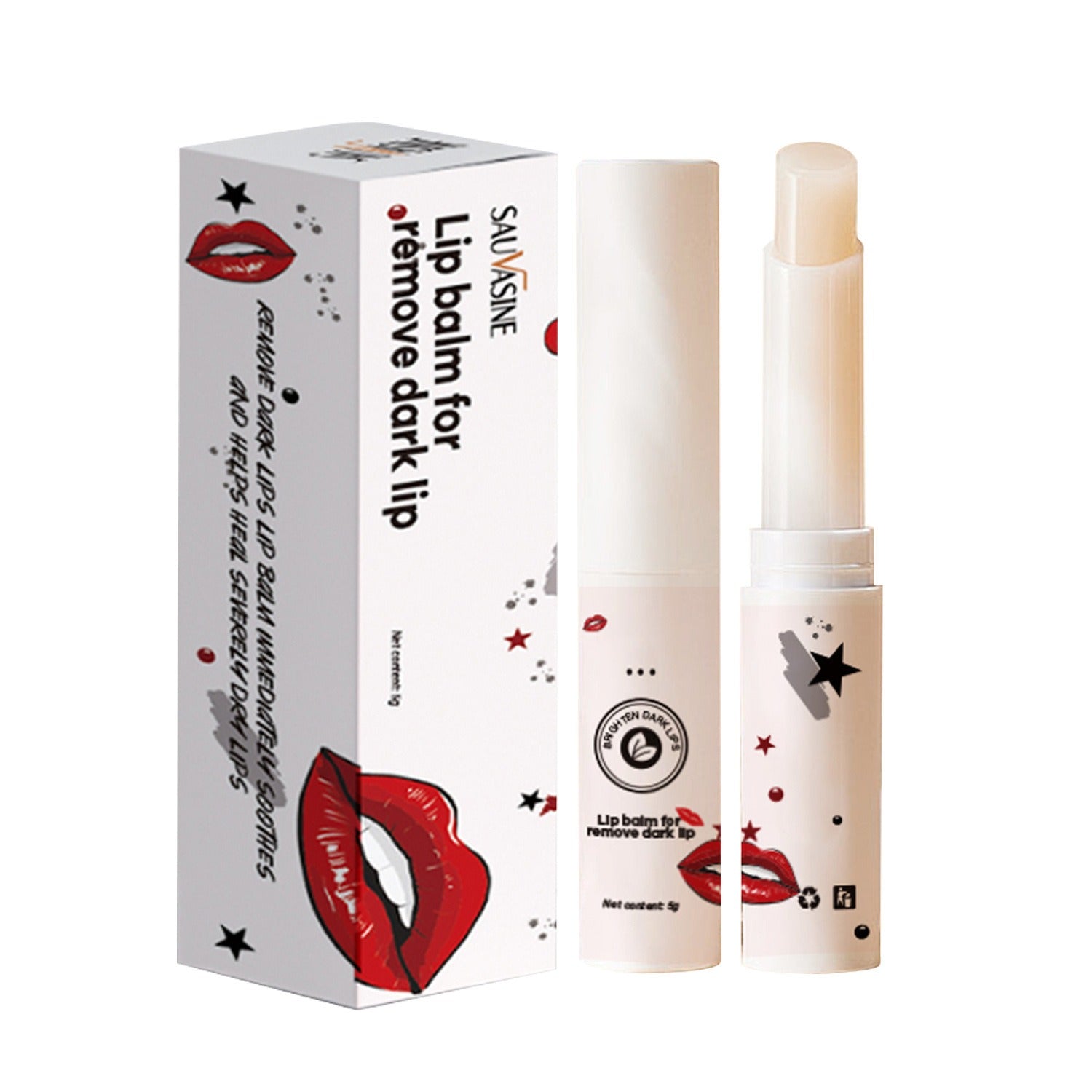 SAUVASINE Lip Care Moisturizing Soothing Repair Colourless Lipstick