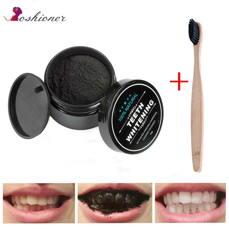 1 PCS Teeth Whitening Oral Care Charcoal Powder Natural Activated Charcoal Teeth Whitener Powder Oral Hygiene